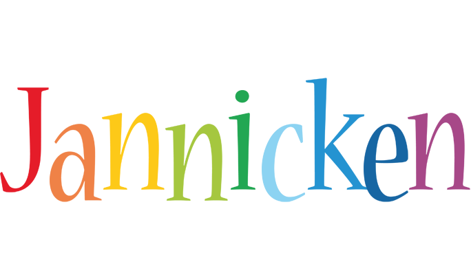 Jannicken birthday logo