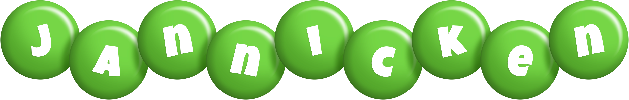 Jannicken candy-green logo
