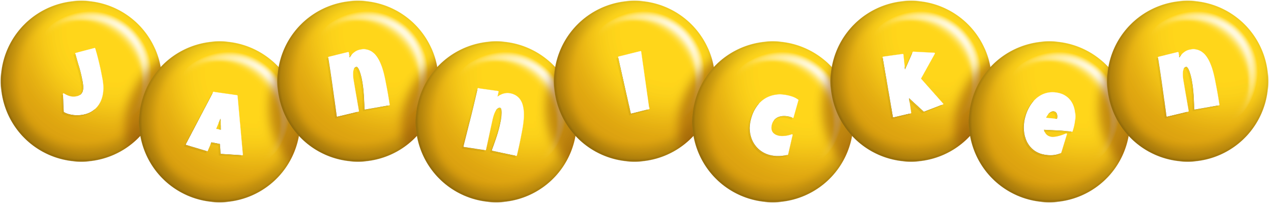 Jannicken candy-yellow logo