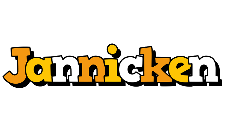Jannicken cartoon logo