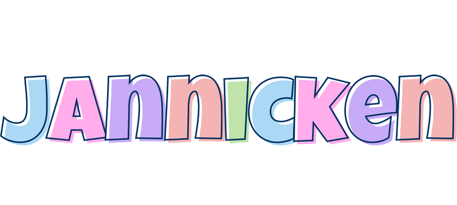 Jannicken pastel logo