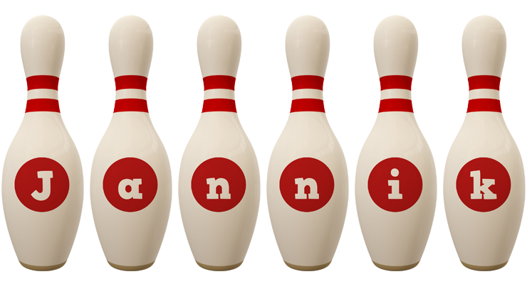 Jannik bowling-pin logo