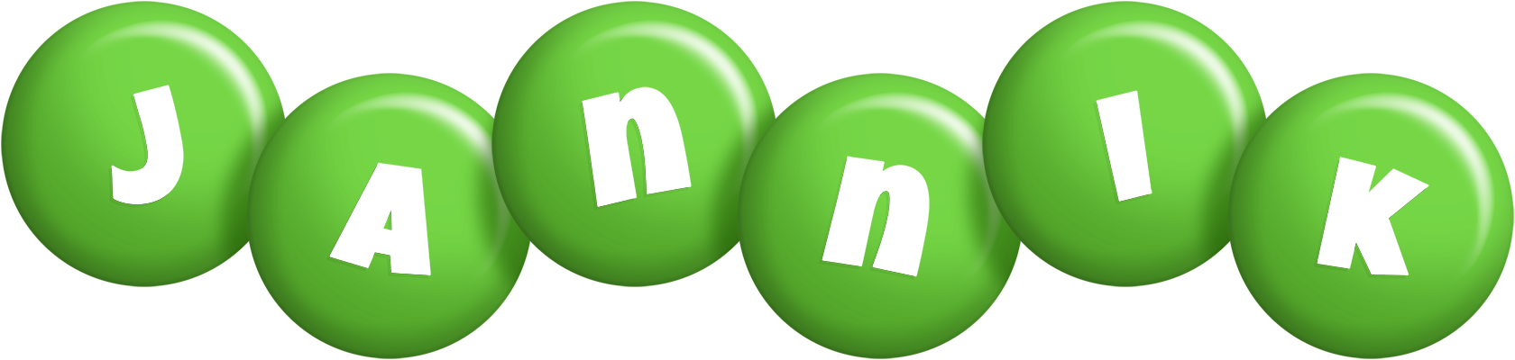 Jannik candy-green logo