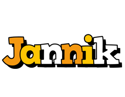 Jannik cartoon logo