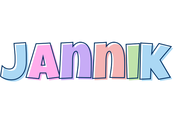 Jannik pastel logo