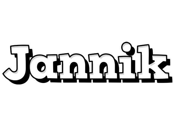 Jannik snowing logo
