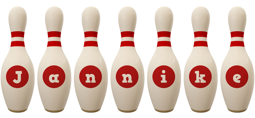 Jannike bowling-pin logo