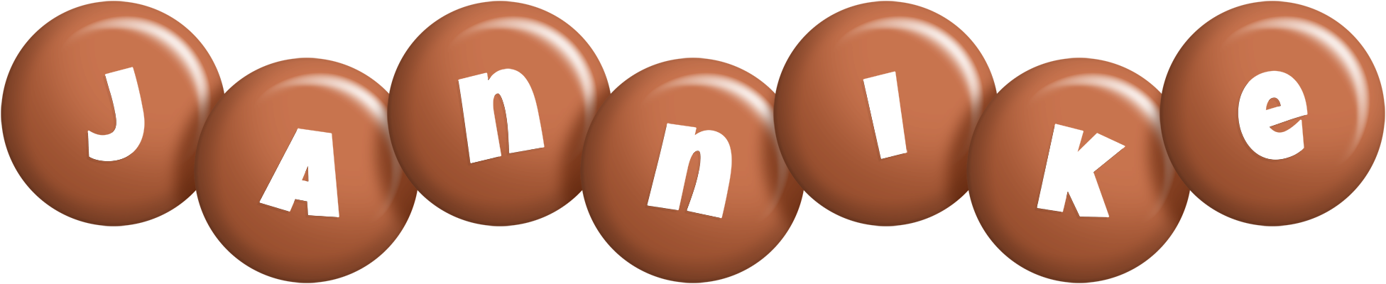 Jannike candy-brown logo