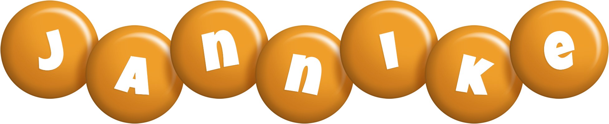 Jannike candy-orange logo