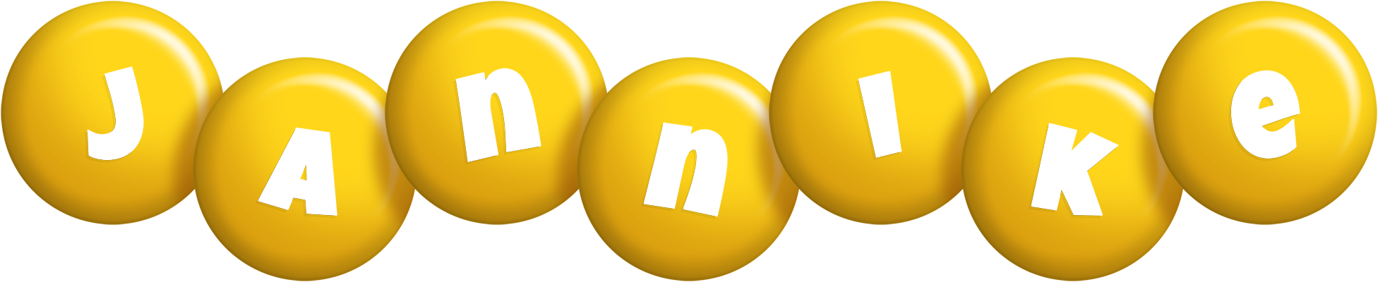 Jannike candy-yellow logo