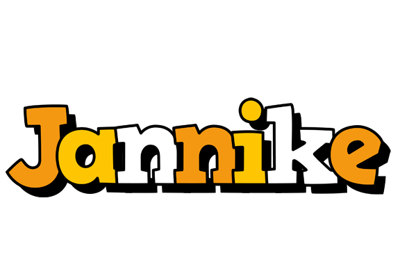 Jannike cartoon logo