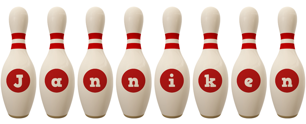 Janniken bowling-pin logo