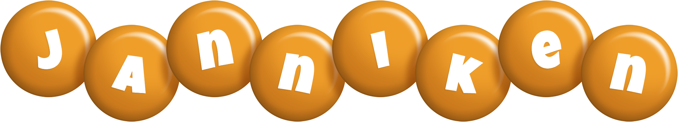 Janniken candy-orange logo