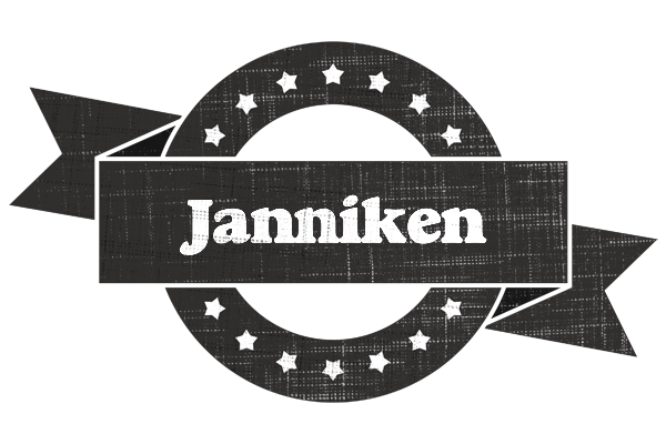 Janniken grunge logo