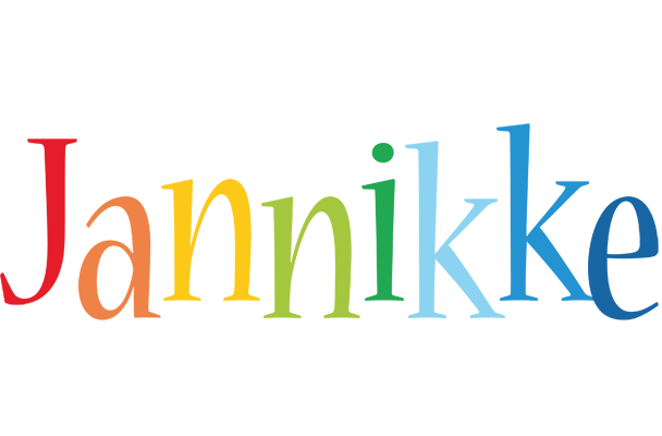 Jannikke birthday logo