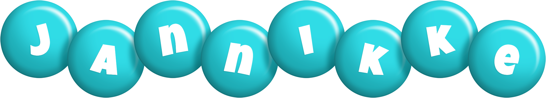 Jannikke candy-azur logo