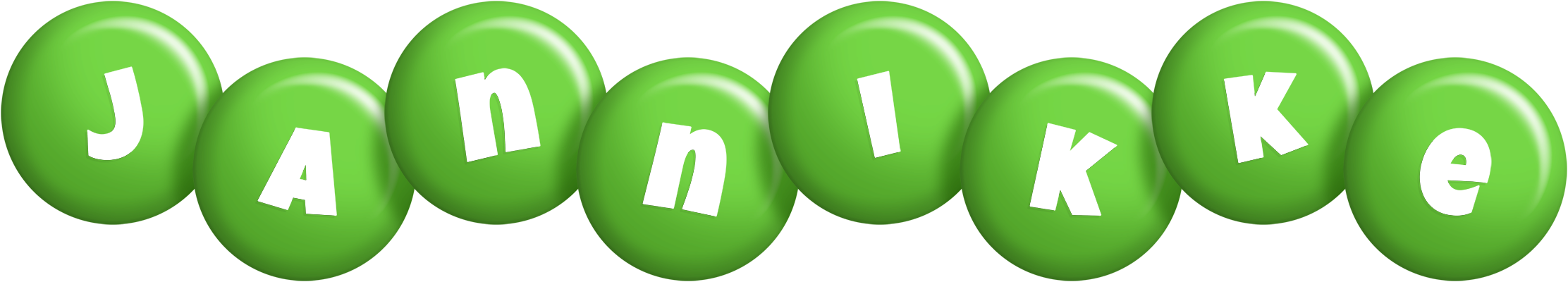 Jannikke candy-green logo
