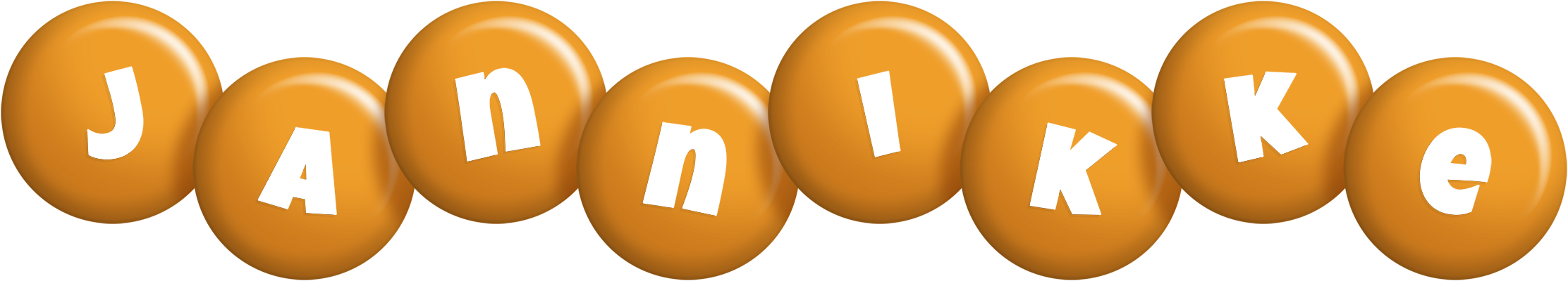 Jannikke candy-orange logo