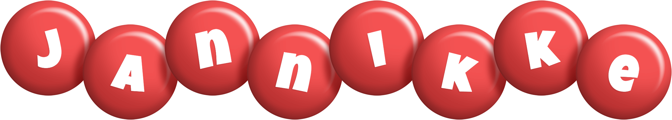 Jannikke candy-red logo