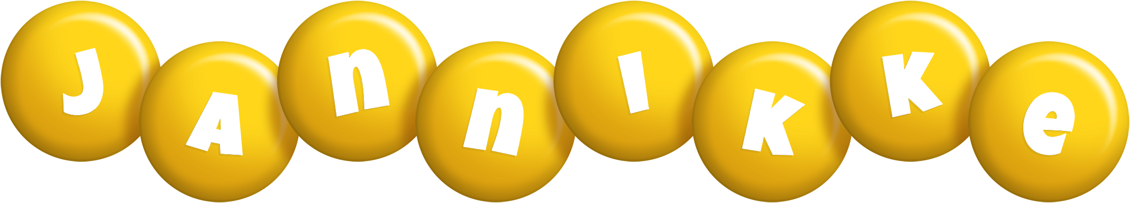 Jannikke candy-yellow logo
