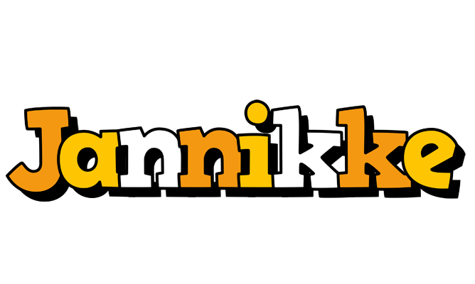 Jannikke cartoon logo