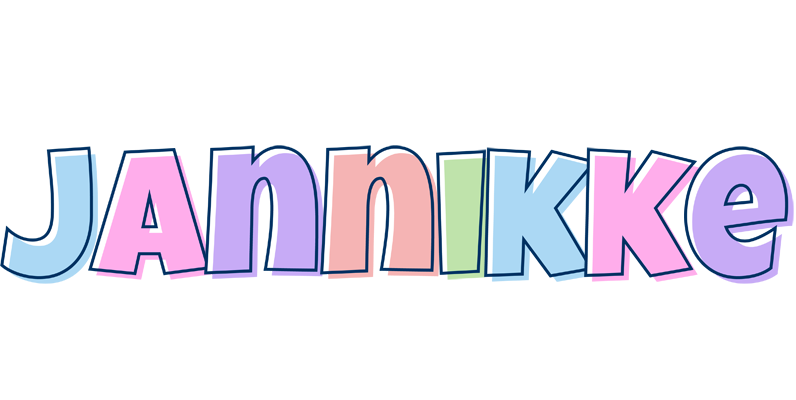 Jannikke pastel logo