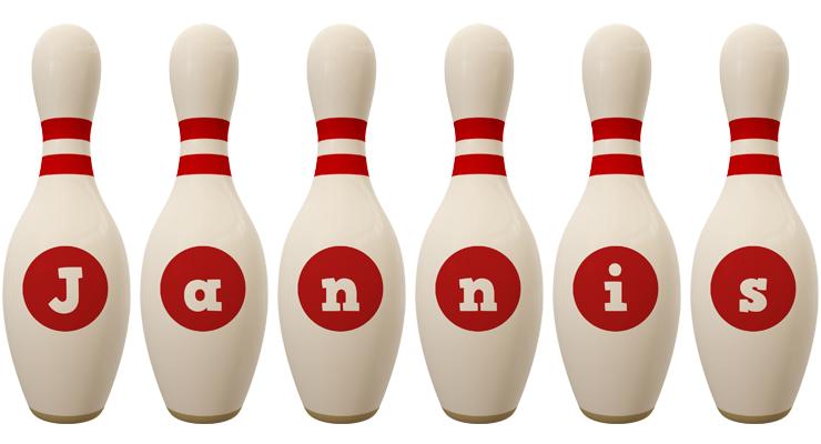 Jannis bowling-pin logo