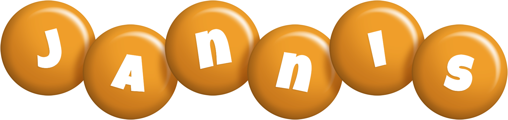 Jannis candy-orange logo