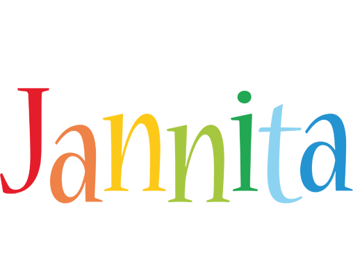 Jannita birthday logo