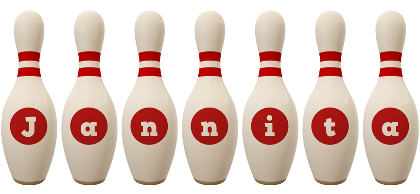 Jannita bowling-pin logo
