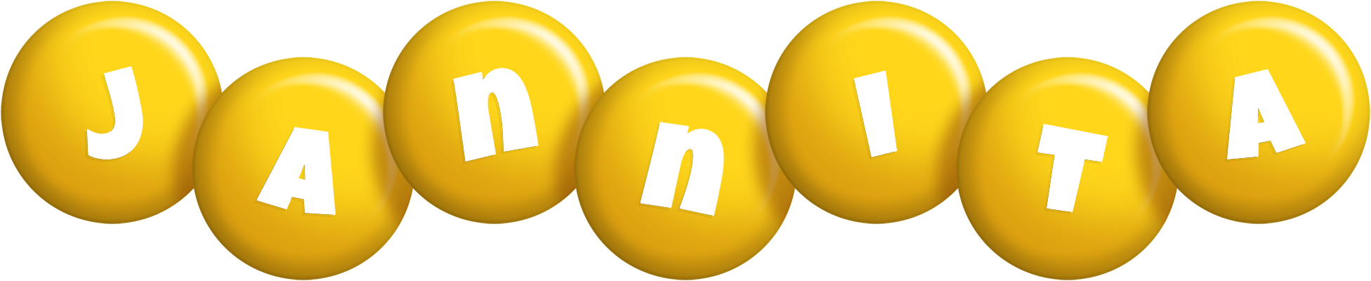 Jannita candy-yellow logo