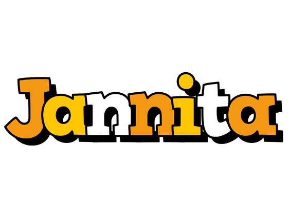 Jannita cartoon logo