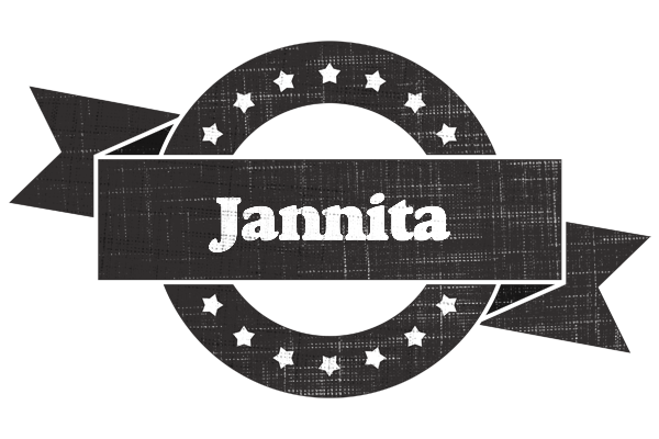 Jannita grunge logo