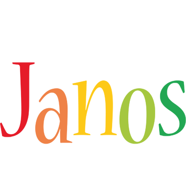 Janos birthday logo