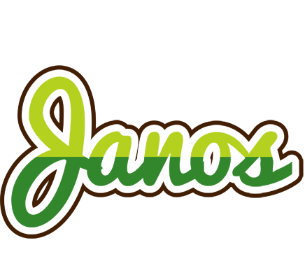 Janos golfing logo