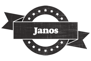 Janos grunge logo