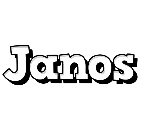 Janos snowing logo