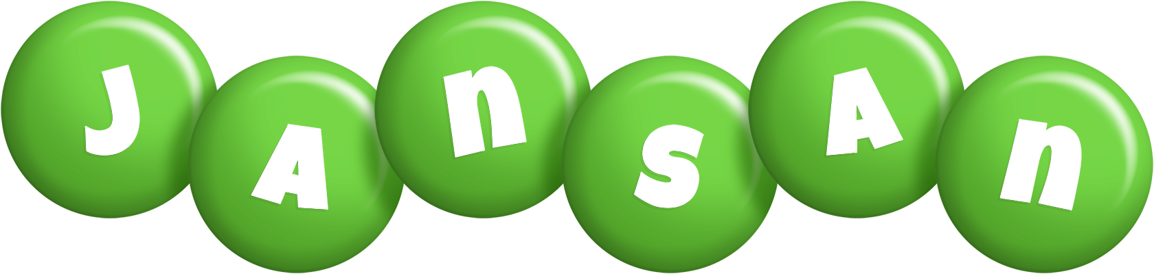 Jansan candy-green logo