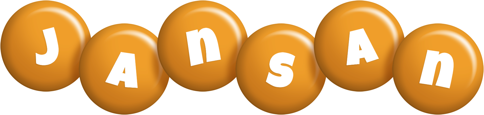 Jansan candy-orange logo