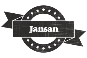 Jansan grunge logo