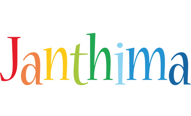 Janthima birthday logo