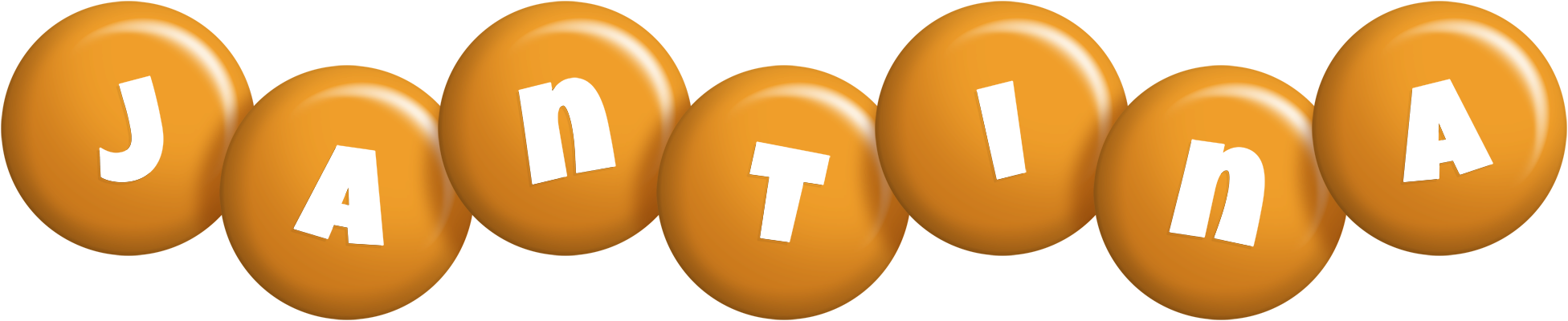 Jantina candy-orange logo