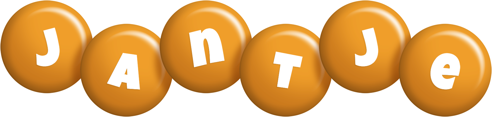 Jantje candy-orange logo