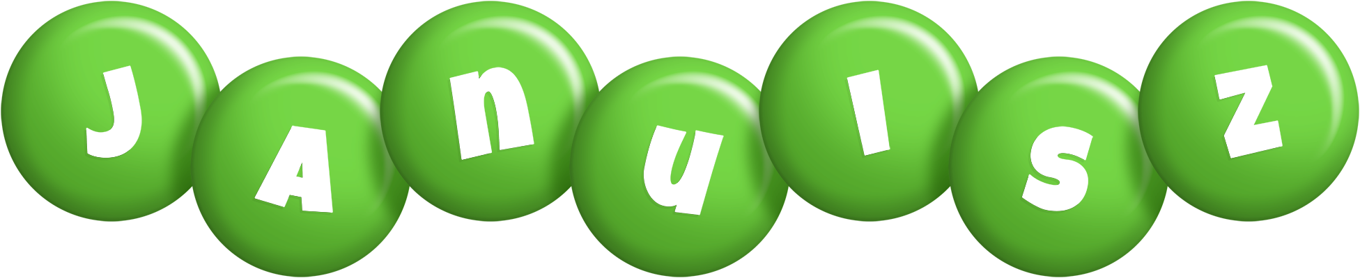 Januisz candy-green logo