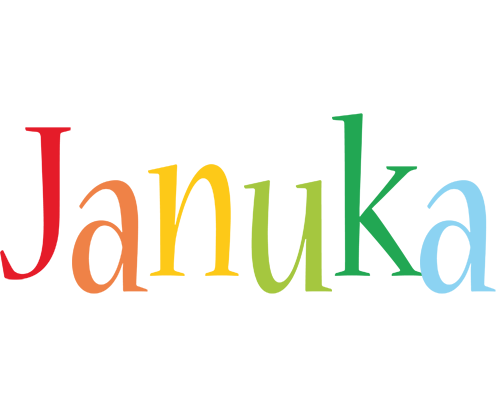 Januka birthday logo