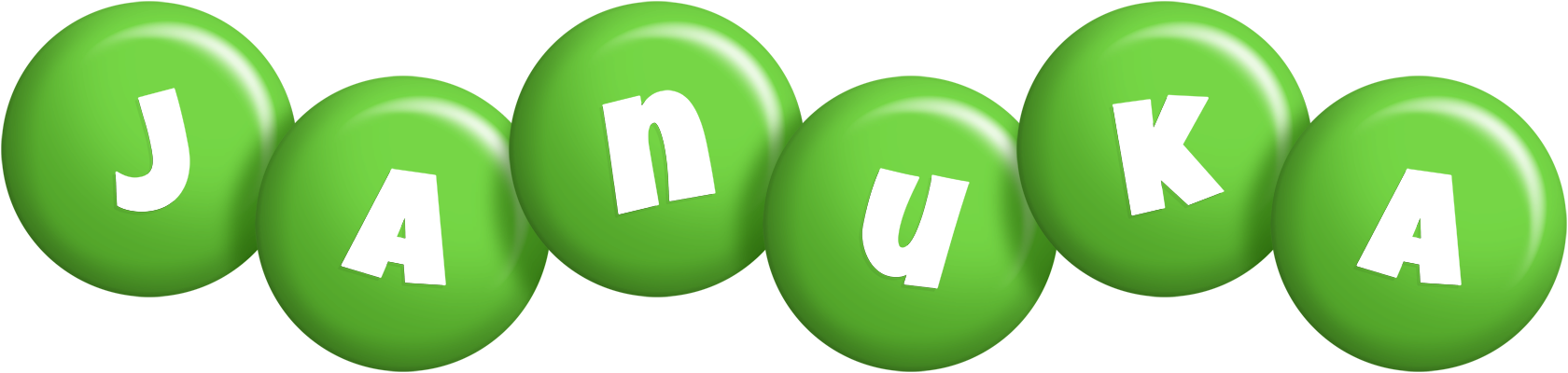 Januka candy-green logo