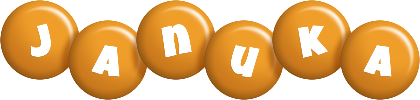 Januka candy-orange logo