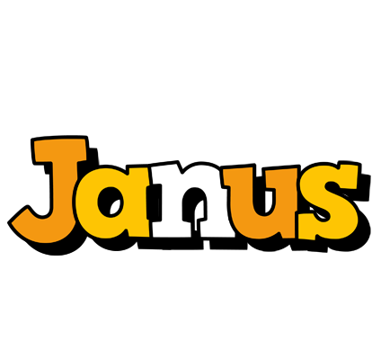 Janus cartoon logo