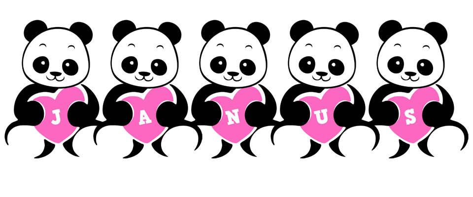 Janus love-panda logo