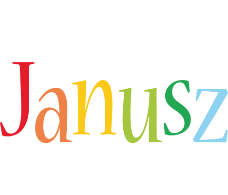 Janusz birthday logo